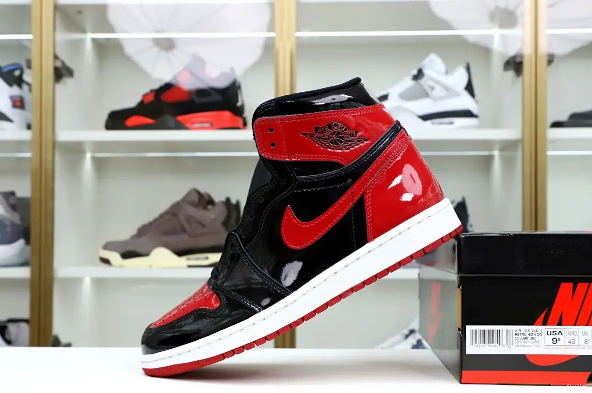 OG PATENT BRED HIGH 1 AIR JORDAN 0413